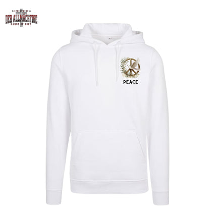 Peace Logo auf der Brust Herren Hoodie