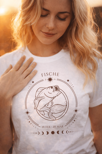 Sternzeichen Fische- Damen T-Shirt