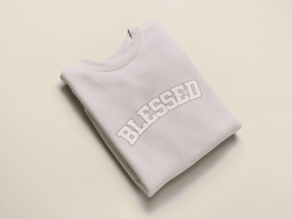 Blessed Schriftzug - Damen Sweatshirt