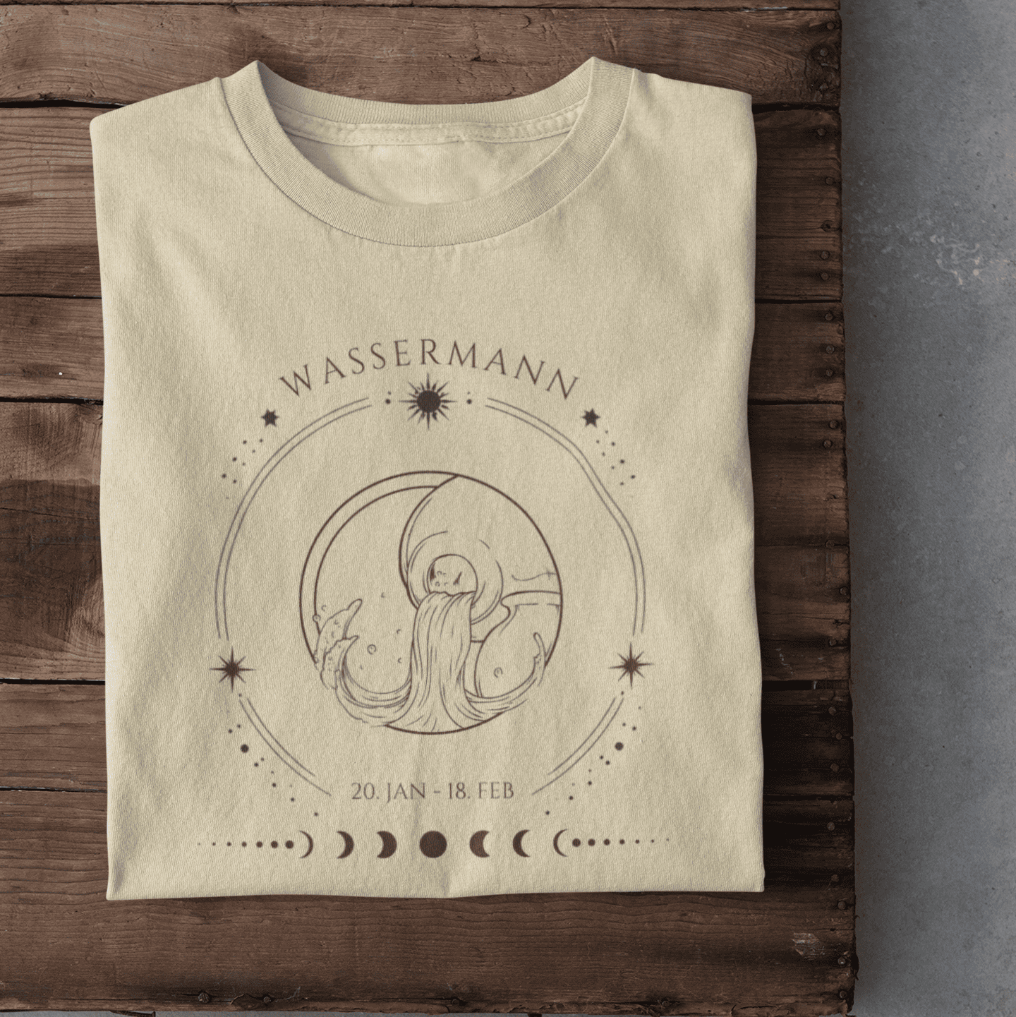 Sternzeichen Wassermann- Herren T-Shirt