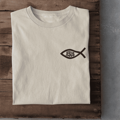 Eucharistischer Fisch mit Jesus - Damen Tshirt
