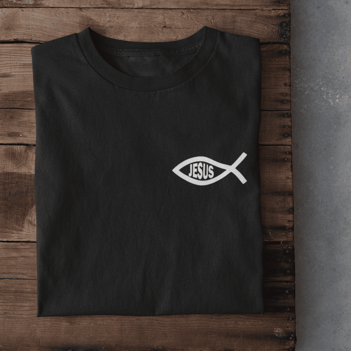 Eucharistischer Fisch mit Jesus - Damen Tshirt