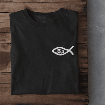 Eucharistischer Fisch mit Jesus - Damen Tshirt