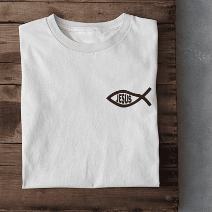 Eucharistischer Fisch mit Jesus - Damen Tshirt