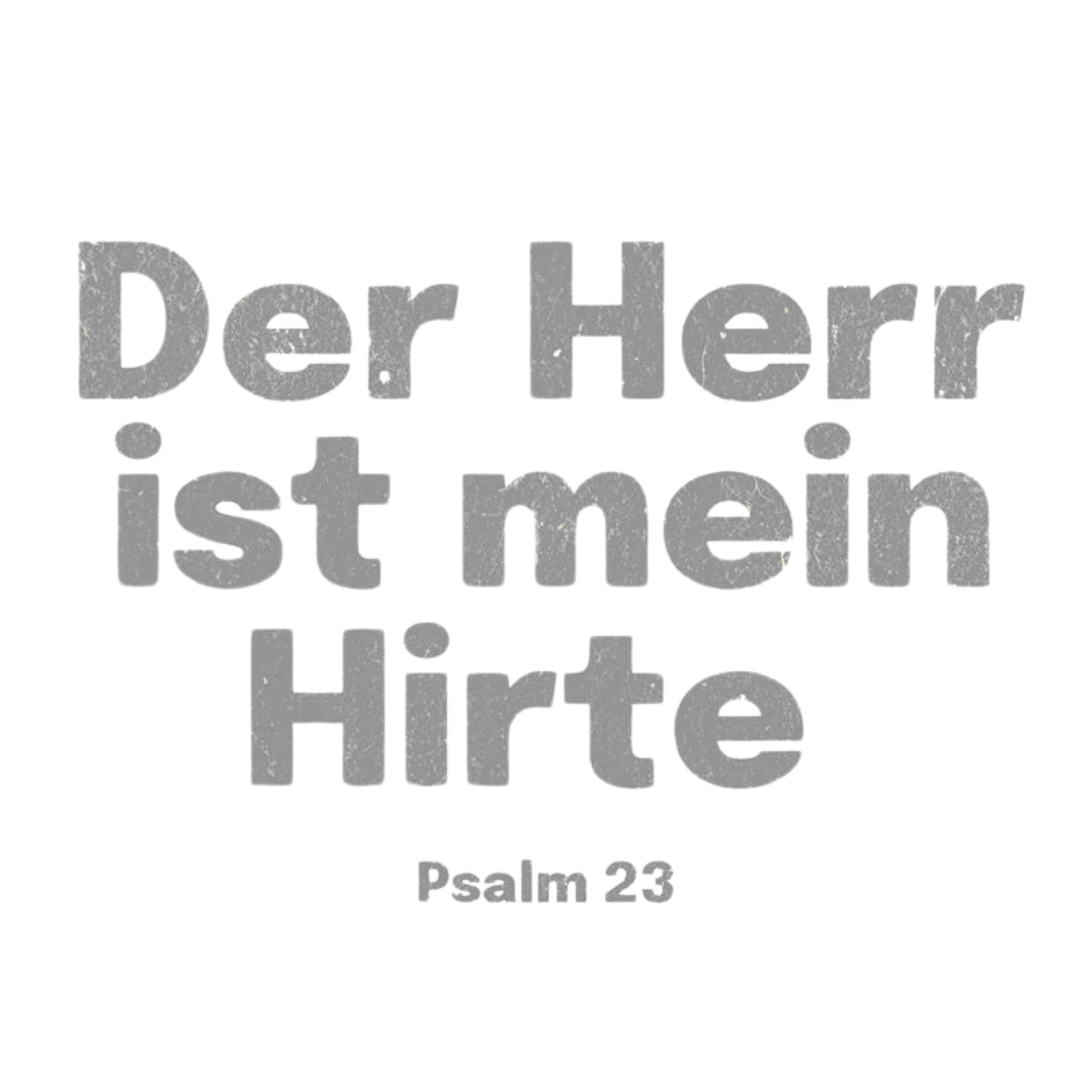 Der Herr ist mein Hirte Herren Tshirt