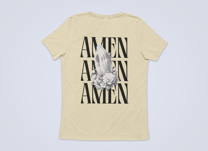 Amen Backprint - Damen Tshirt