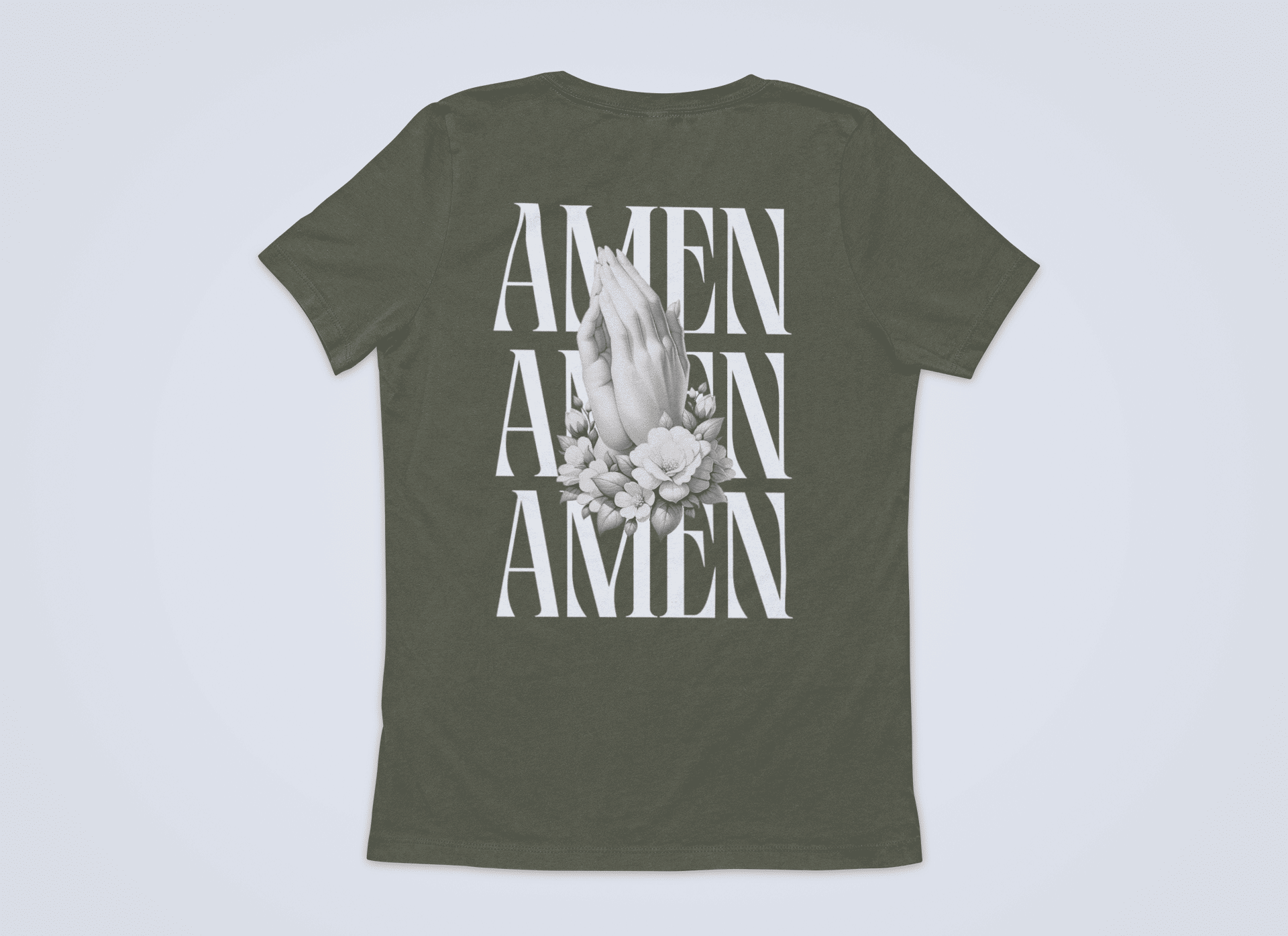 Amen Backprint - Damen Tshirt