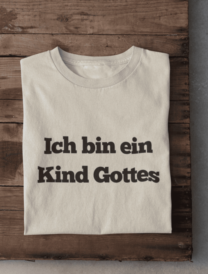 Ich bin ein Kind Gottes Damen Tshirt