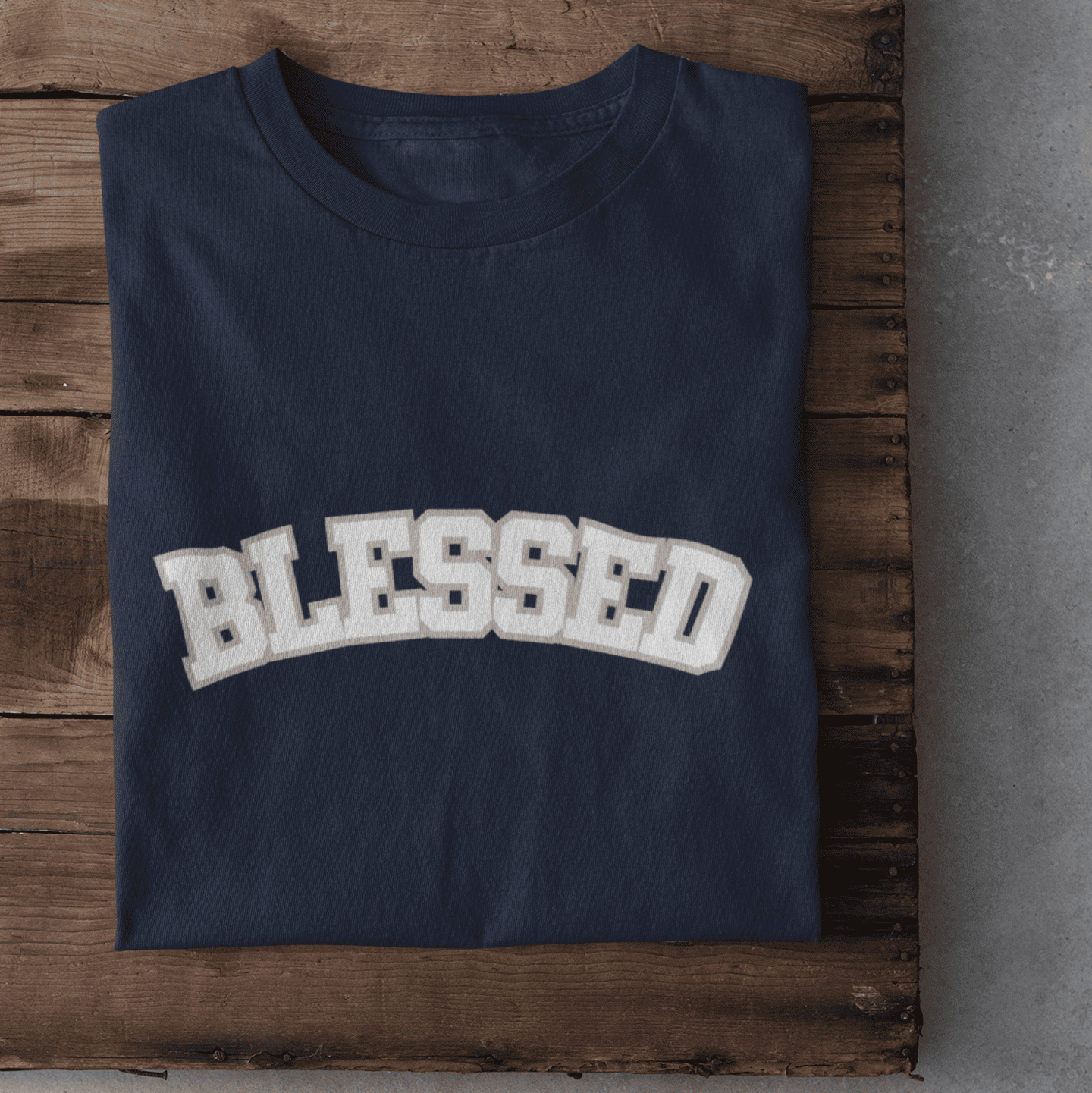 Blessed Schriftzug - Damen Tshirt