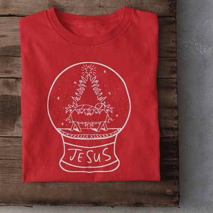 Schneekugel Damen Tshirt