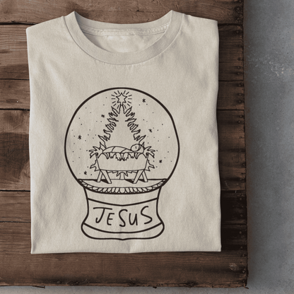 Schneekugel Damen Tshirt