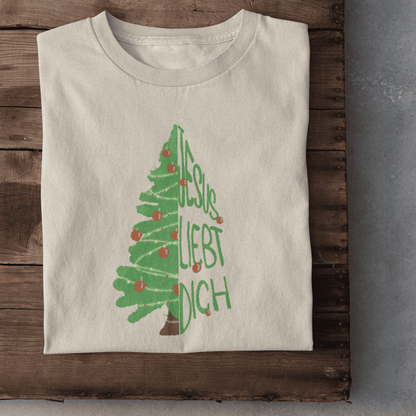 Jesus Weihnachtsbaum Damen Tshirt