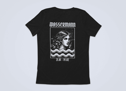 Sternzeichen Wassermann Backprint - Herren T-Shirt
