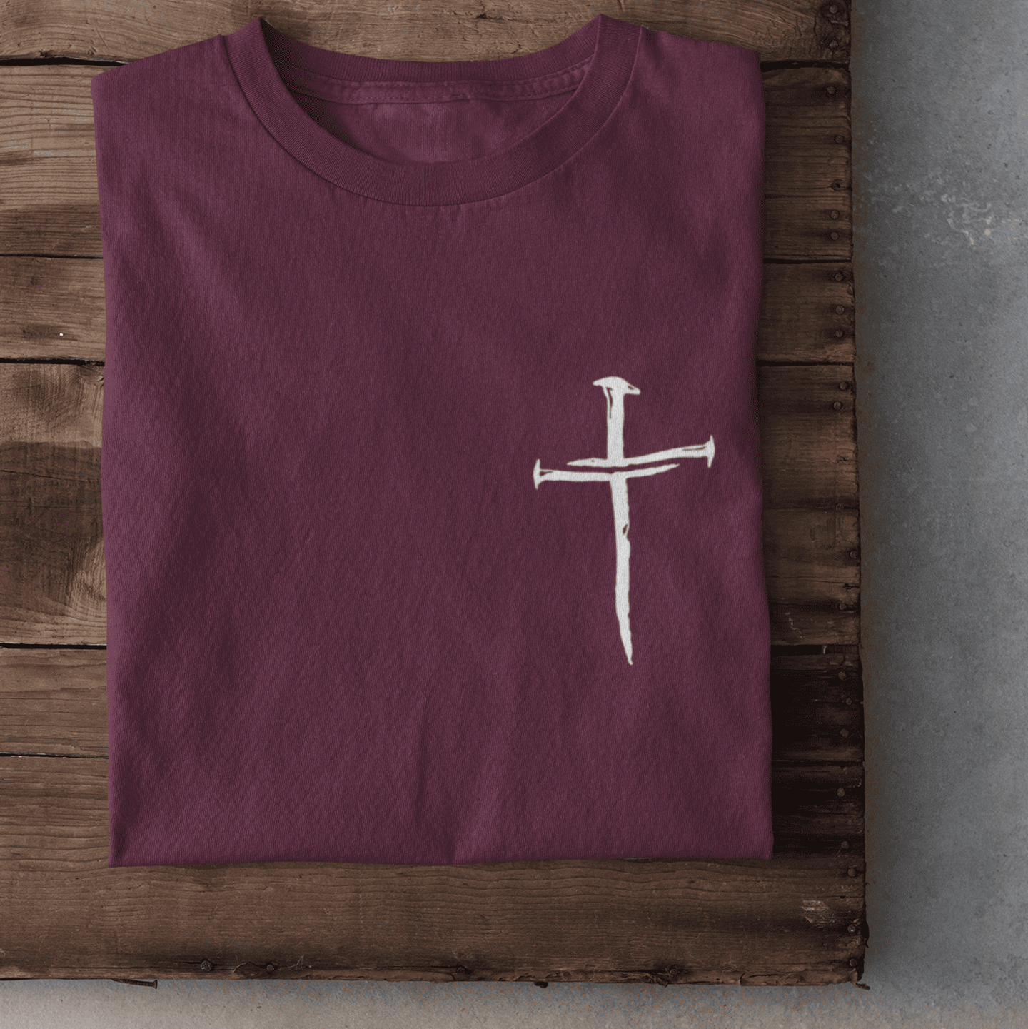 Kreuz mit Nägel - Herren Tshirt