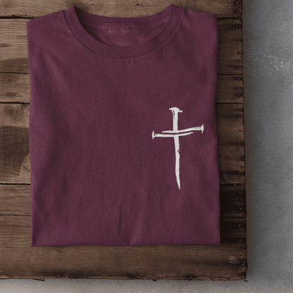 Kreuz mit Nägel - Herren Tshirt