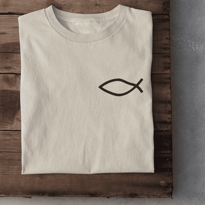 Eucharistischer Fisch Herren Tshirt