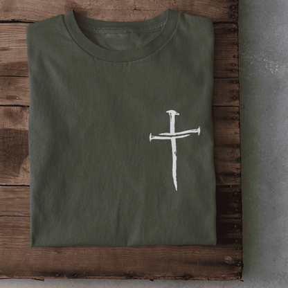 Kreuz mit Nägel - Herren Tshirt