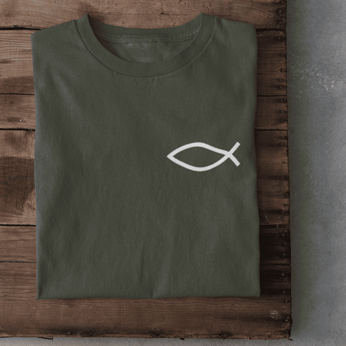 Eucharistischer Fisch Damen Tshirt
