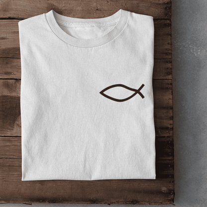 Eucharistischer Fisch Herren Tshirt
