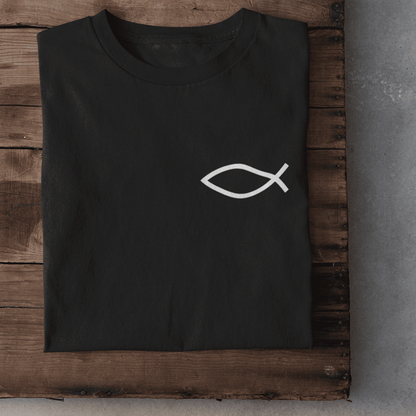 Eucharistischer Fisch Herren Tshirt