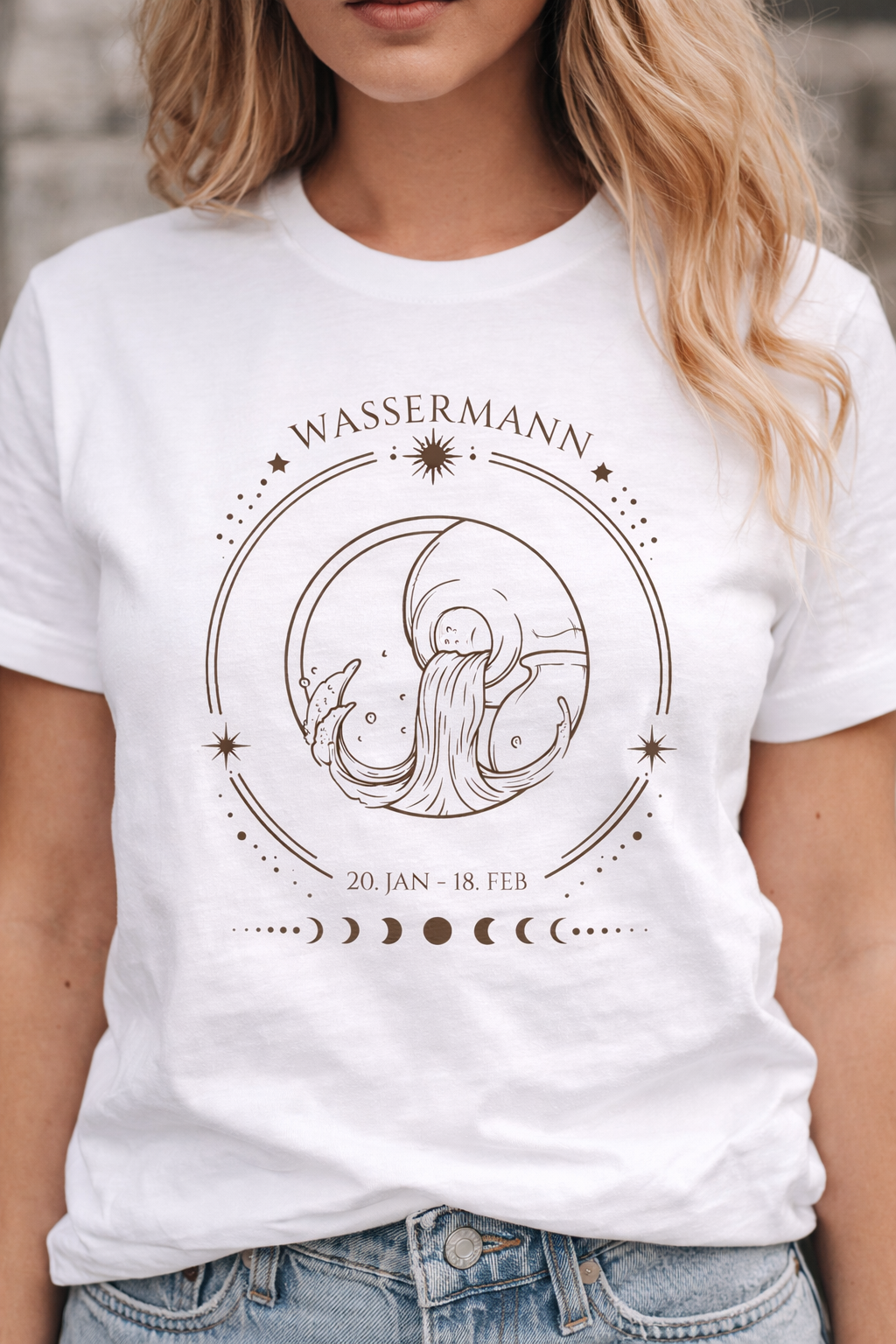 Sternzeichen Wassermann- Damen T-Shirt