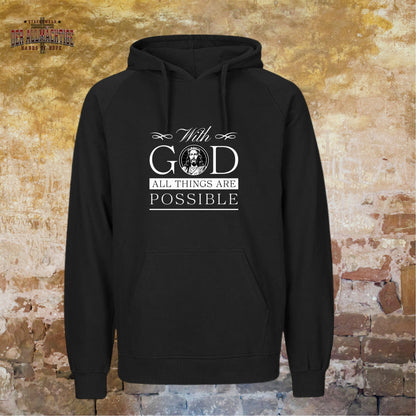 With God all Things are possible Herren Hoodie