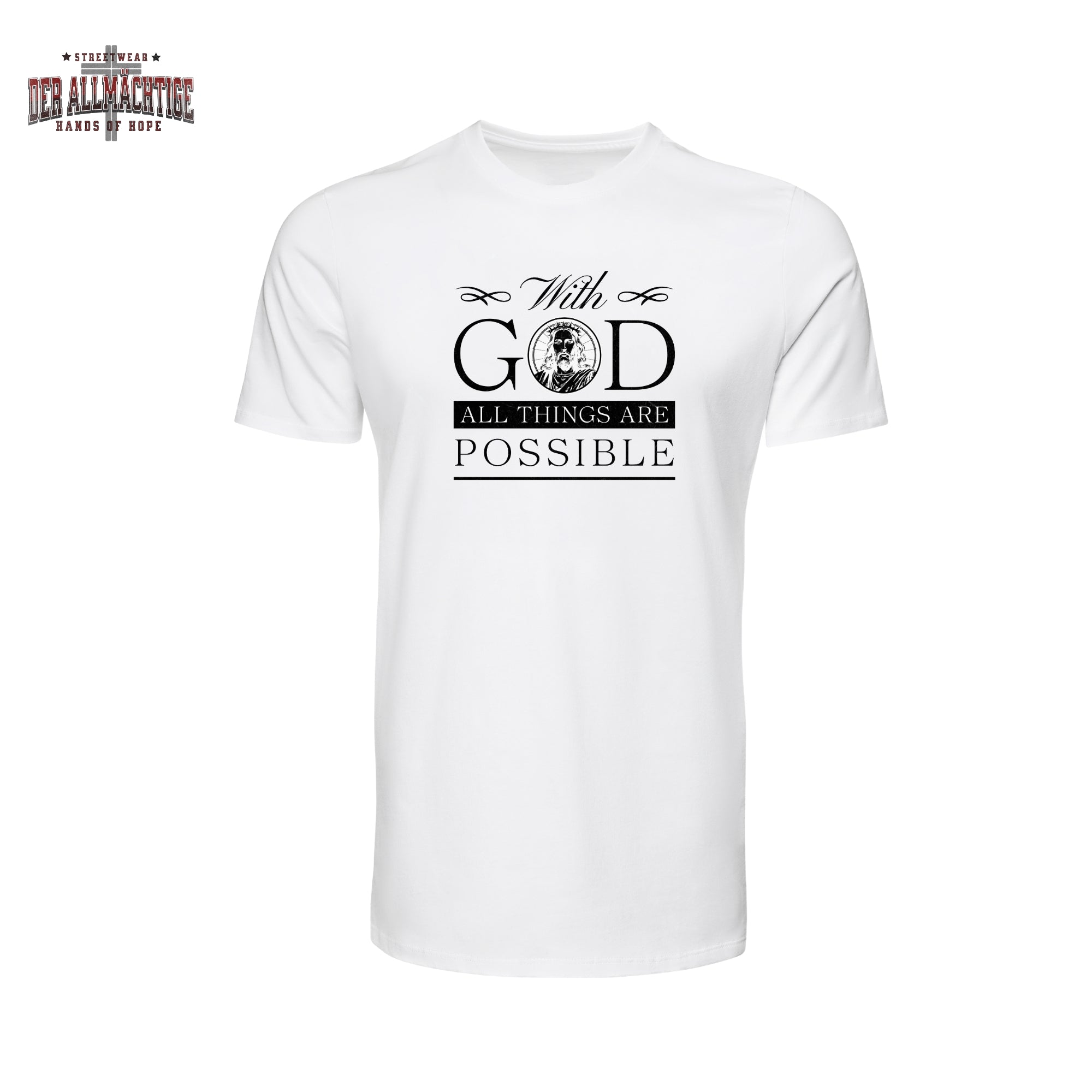 With God all Things are possible Herren Premium Tshirt