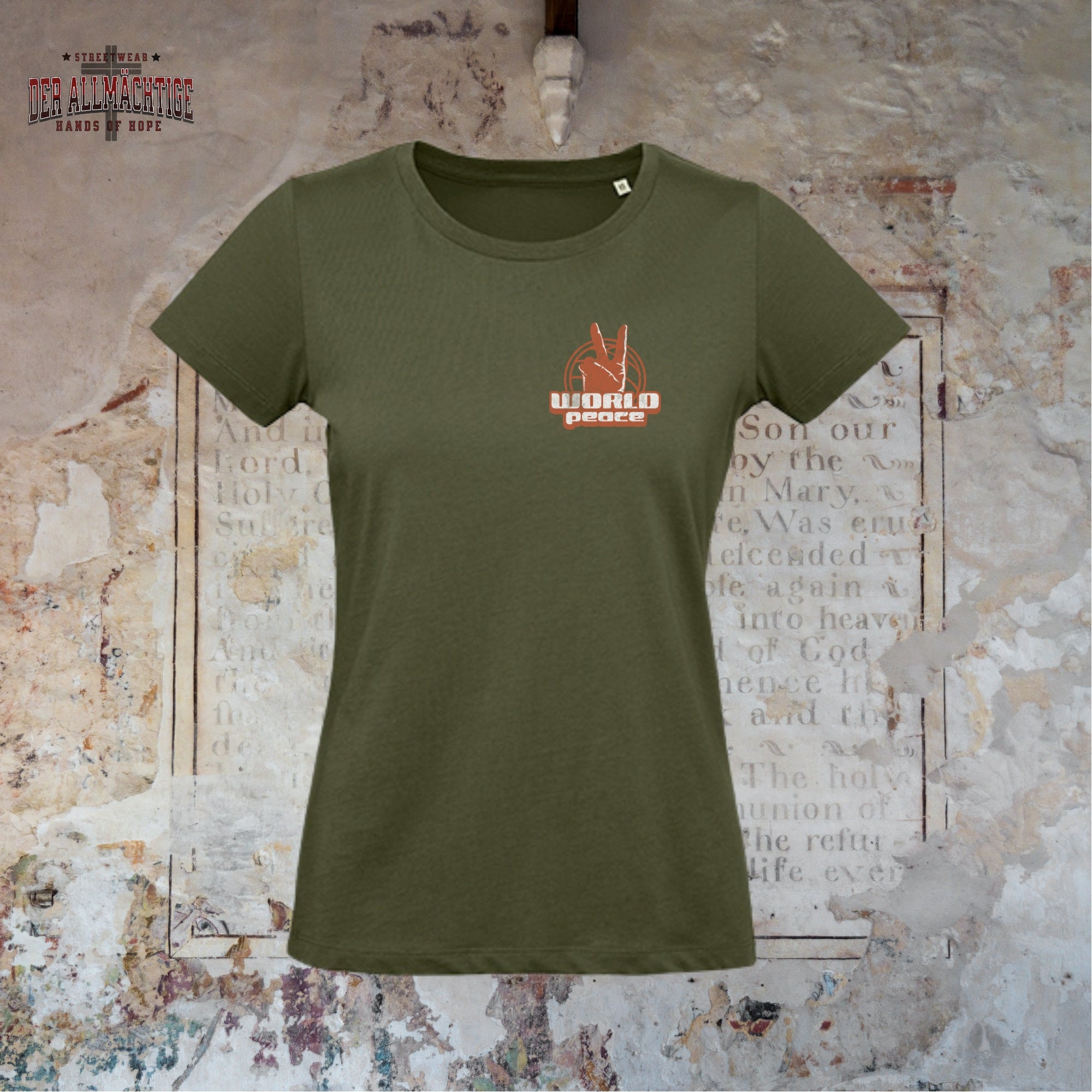 World Peace Damen Premium Tshirt