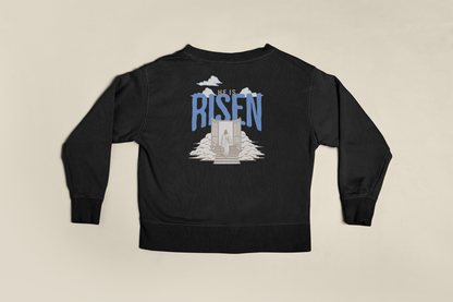 Christliches Damen Sweatshirt – He is Risen - Christliches Statement