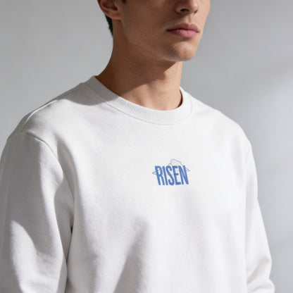 Christliches Herren Sweatshirt – He is Risen - Christliches Statement