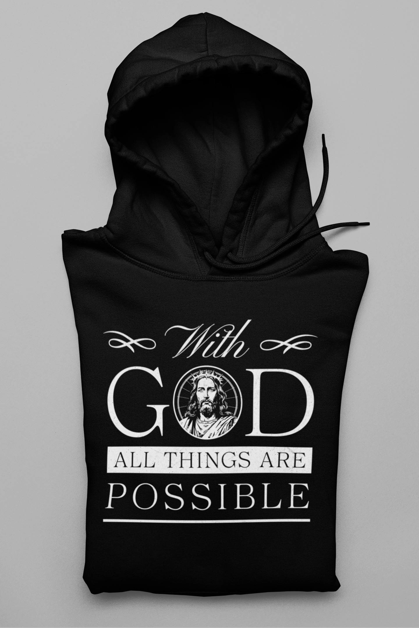 With God all Things are possible Herren Hoodie