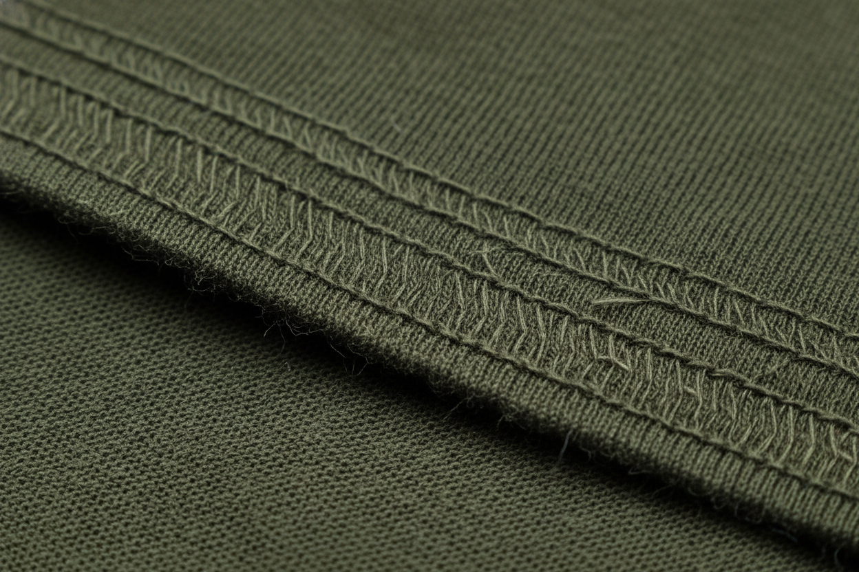 nahaufname von einem aum von einem tshirt mit rgbnummer 697257