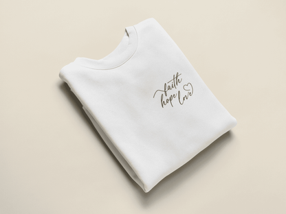 Faith, Hope & Love - Herren Sweatshirt